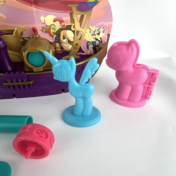 My Little Pony Play-Doh Pirate Friendship Ahoy Set Walmart Exclusive Plus Extras - Picture 6 of 16